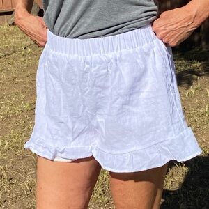 Amazon White High Waist Women's Shorts